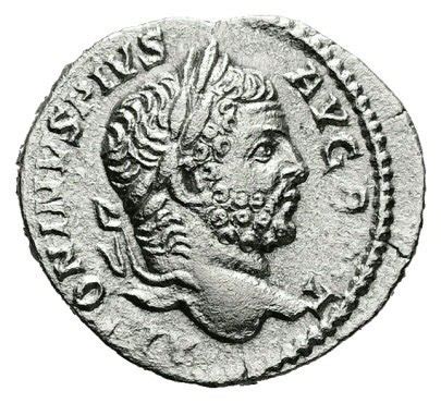 Imperio Romano Caracala E C Denarius Roma Liberalitas