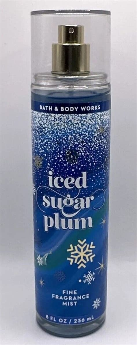 New Bath Body Works Iced Sugar Plum Fine Fragrance Mist Oz