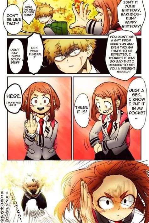 My Hero Academia Uraraka Bakugou My Hero Academia Memes Boku No