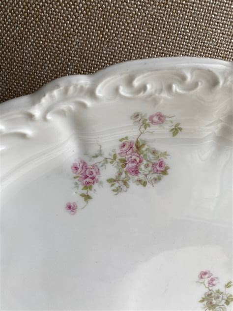 Antique Weimar Germany 14 Oval Porcelain Serving Platter Etsy