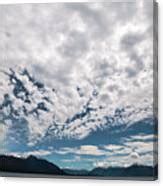 Altocumulus Stratiformis Clouds Over New Zealand Lake Photograph By