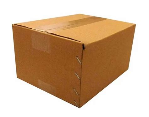 Double Wall 5 Ply Brown Corrugated Box At Rs 12 Piece In Ahmedabad Id