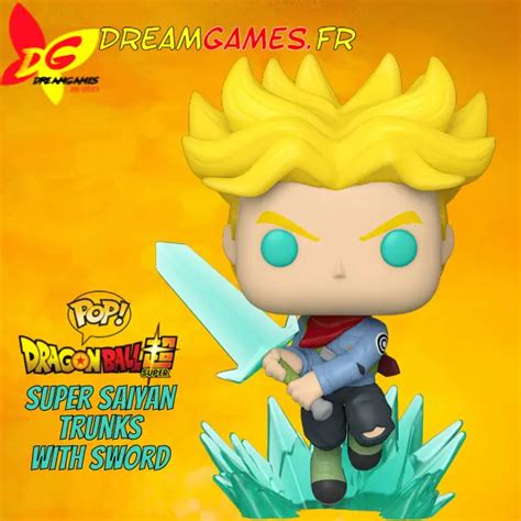 Funko Pop Dragon Ball Super Saiyan Trunks With Sword 1281