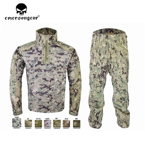 Emersongear Traje T Ctico Y Pantalones Uniforme Bdu De Combate Em