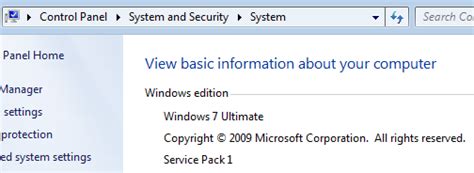 How To Check Windows 7 Version Number With Service Pack