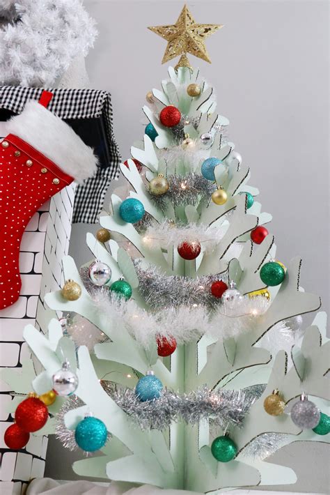 DIY Cardboard Christmas Tree Karen Kavett