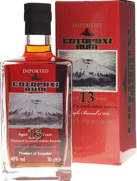 Cotopaxi Rum Jahre Single Barrel Liter Vol Barfish