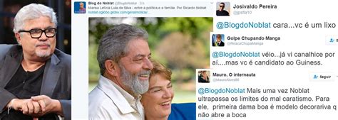 Noblat Diz Que Marisa Pedia A Lula Para N O Afrontar Justi A E Leva