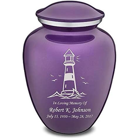 Zhi 22 Embrace Personalized Lighthouse Adult Cremation Urn With Custom