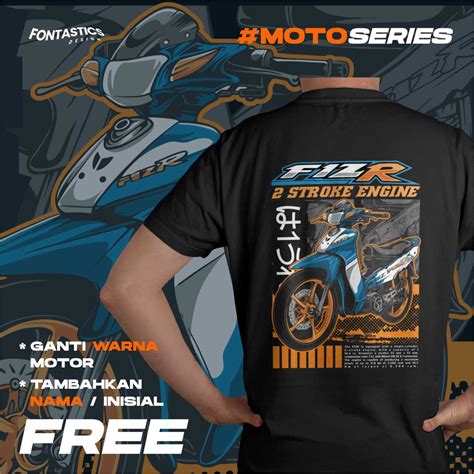 Jual KAOS YAMAHA F1ZR 125CC MODIFIKASI 2 TAK MOTOR 2 STROKE UNDERBONE