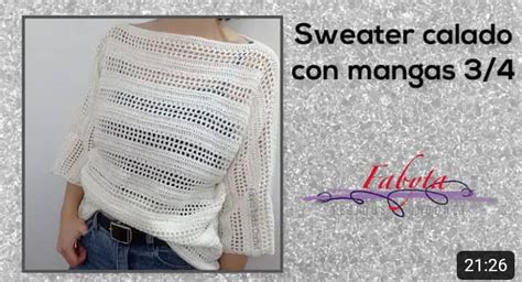 Te enseñaremos a tejer esta bella blusa a crochet Tejidos Paso a Paso