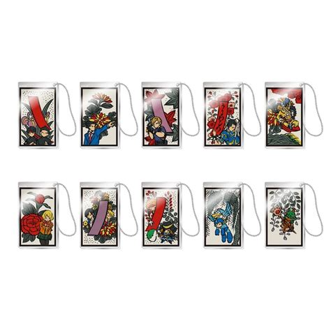 Capcom Hanafuda Acrylic Key Chain Collection Box Capcom Tokyo Otaku