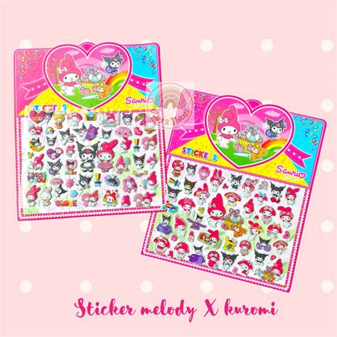 Jual Sticker Timbul Melody X Kuromi Shopee Indonesia