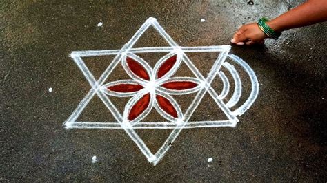 Margazhi Madham Star Flowers Kolam New Year Kolam Dots