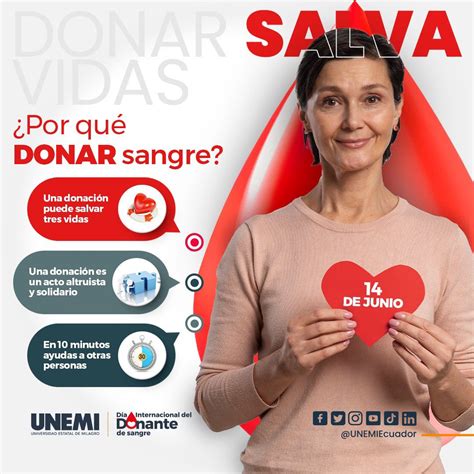 UNEMI Universidad Estatal de Milagro on Twitter Tu donación puede