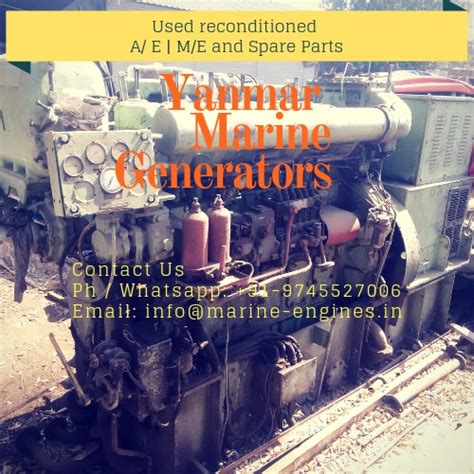 400 Kva Yanmar Marine Generator For Sale Ship Machinery Used