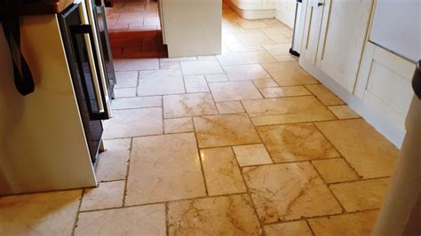 Deep Cleaning And Polishing A Marble Tiled Kitchen Floor Tiling Tips