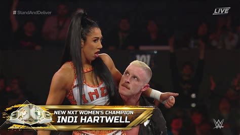 Dextar Lumis Returns And Help Indi Hartwell To Win Nxt Women S Championship At Nxt Stand And