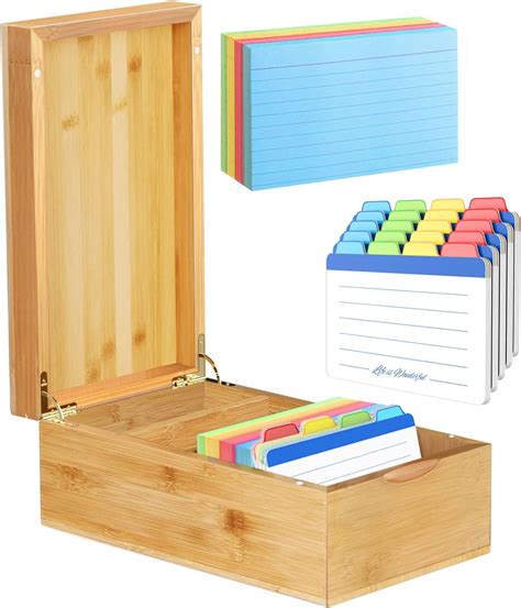 Amazon Maxgear Index Card Holder X Index Card Organizer With