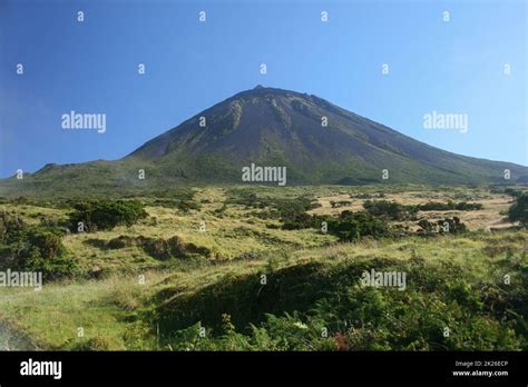 Pico mountain in Pico island Stock Photo - Alamy