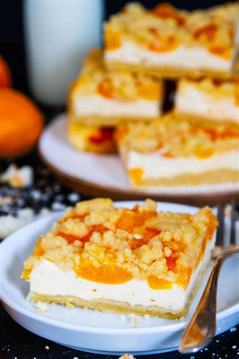 Quark Streuselkuchen Mit Aprikosen Tinas K Chenzauber Kuchen