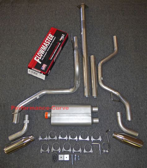 Ford F F Dual Exhaust Kit W Flowmaster Series Delta