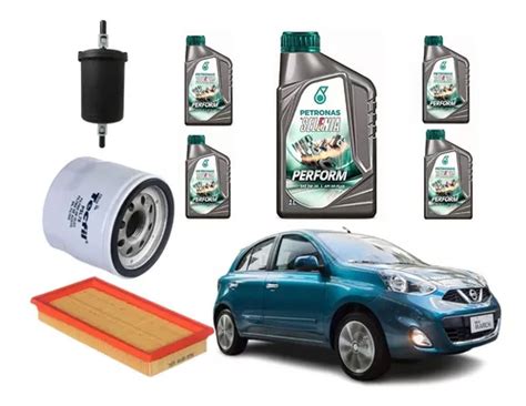 Kit Revisão Óleo E Filtros Nissan March 1 6 16v 2015 A 2020 Frete grátis