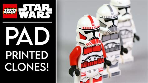 Amazing Pad Printed Custom Clone Troopers Lego Star Wars Youtube