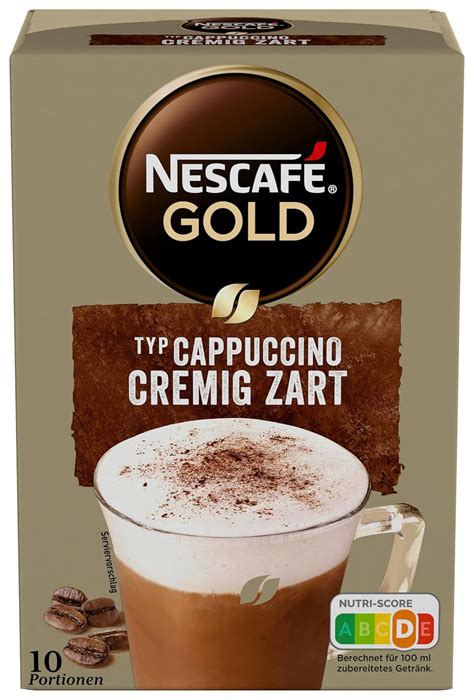 Nescaf Gold Typ Cappuccino Cremig Zart Getr Nkepulver Aus L Slichem