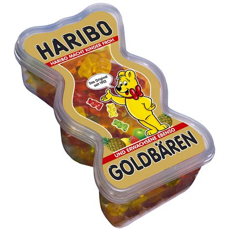 Żelki Haribo Goldbaren Złote Misie Owocowe w Pudełki Misia 450g