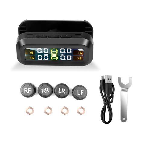 Solar TPMS Auto Reifendruck Alarm Monitor System Grandado