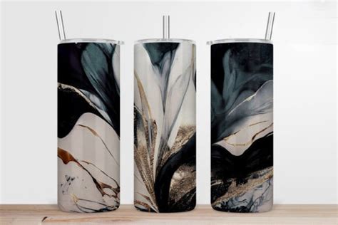 Marble Texture Tumbler Wrap Sublimation Graphic By Sha Designs