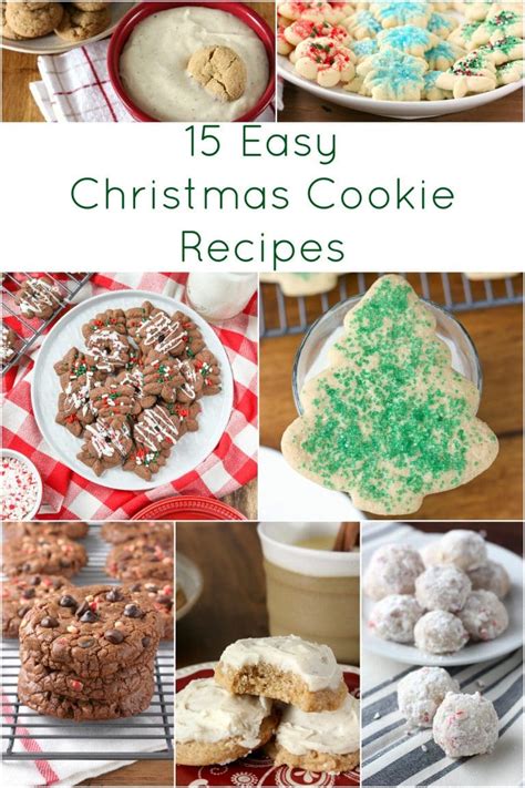 15 Easy Christmas Cookie Recipes A Kitchen Addiction