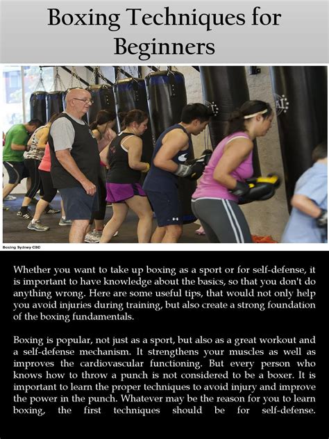 Boxing techniques for beginners by kimmalik58 - Issuu