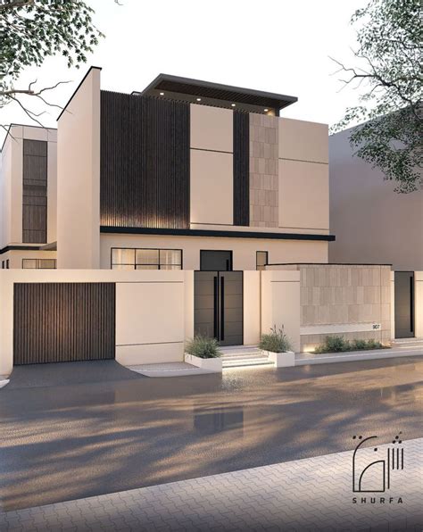 An Architectural Rendering Of A Modern House