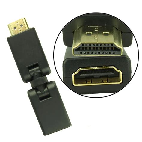 360 Degree Hdmi Male To Hdmi Female Connector Coupler Converter Adapter Ua076connector Rg6