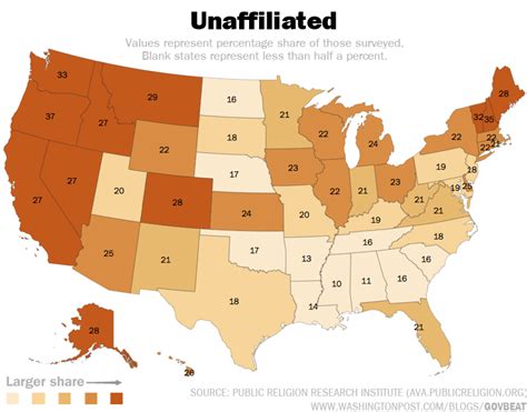 The Religious States Of America In 22 Maps Map Evangelism Religious