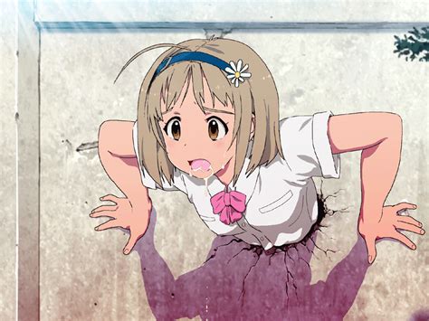 The Big Imageboard Tbib 1girl Ahoge Animated Animated  Brown