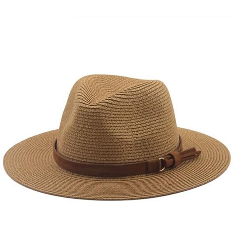 Chapeau Khaki Adult Cm Chapeau Panama T Pour Femmes Et Hommes