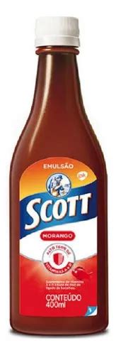 Emulsi N De Aceite De H Gado De Bacalao Scott Con Sabor A Fresa Ml