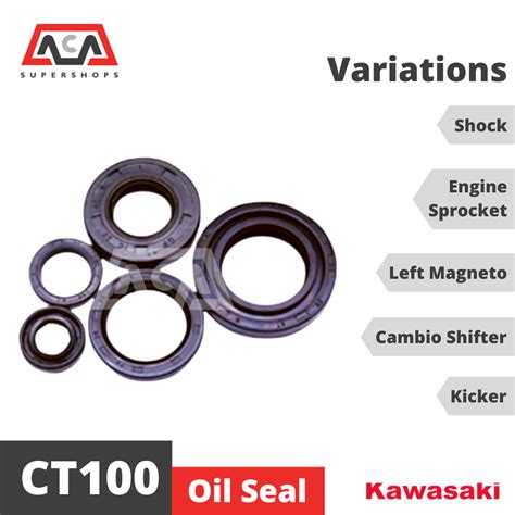 Oil Seal For Kawasaki Bajaj Ct 100 CT100 Lazada PH