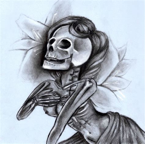 Skeleton Girl Drawing At Getdrawings Free Download