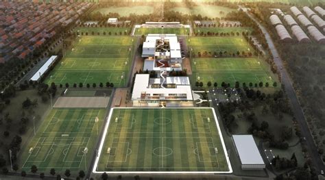 chinese super league football club training facility soccer training