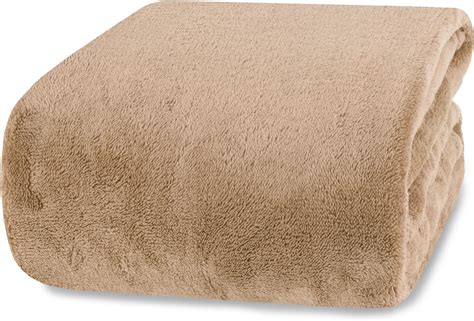 Berkshire Blanket Supremely Serasoft Plush Throw Chino Home And Kitchen