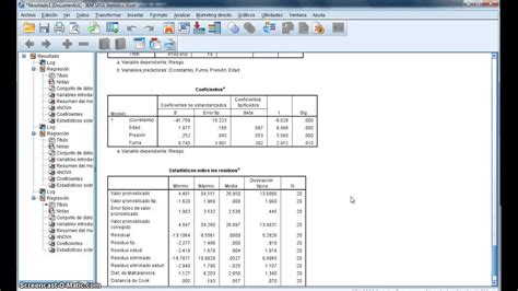 13 Estimación regresión multiple con SPSS 2 YouTube