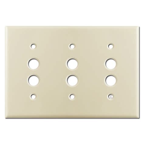 3 Push Button Switch Covers Ivory Kyle Switch Plates