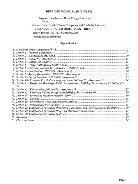 Fillable Online Otda Ny 2019 2020 HEAP Plan Low Income Home Energy