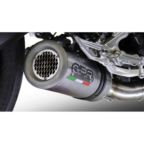 SCARICO GPR EXHAUST SYSTEM COMPATIBILE CON CF MOTO 650 NK 2012