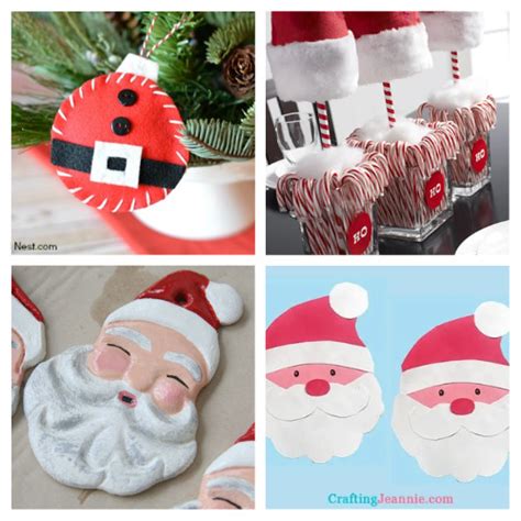 16 Cute Santa Crafts: Christmas DIY Décor- A Cultivated Nest