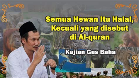 Semua Hewan Itu Halal Kecuali Yang Disebut Disebut Al Quran Kajian